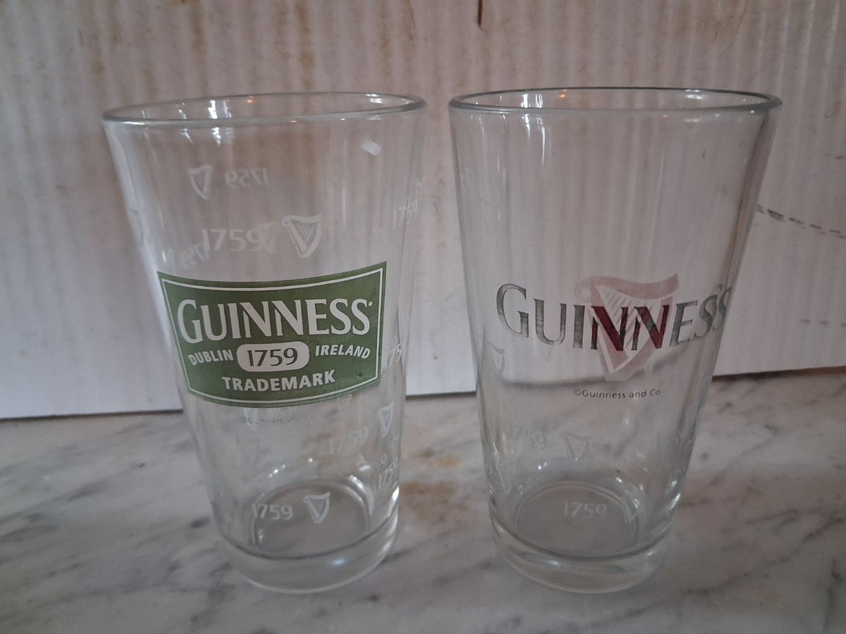 2-Guinness 1759 Draught Harp Imperial Pint 20 Oz 06/03 6.25