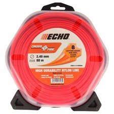 Genuine Echo Cross Fire 2.4mm x 88m Strimmer Line (8 Cutting Edges) - 311095064 0.26 per metre
