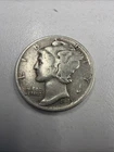 1943 MERCURY SILVER DIME ACTUAL Coin Get Today/Save/Fill Your Collection VF