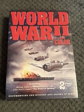 World War II in Color 2-Disc DVD Set Documenting The History  Drama of WWll