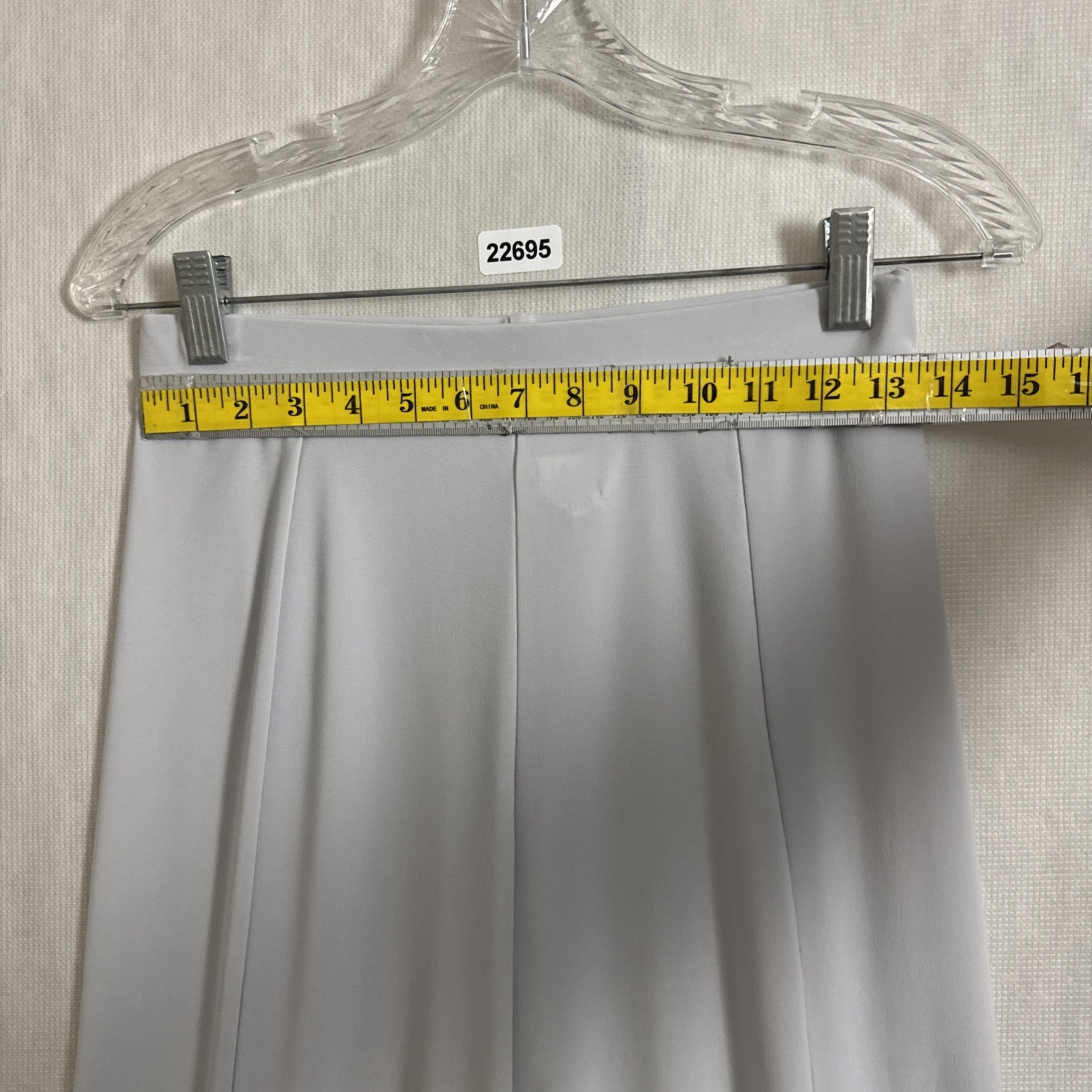 Sympli Women's Size 4 Solid Gray Polyester Straig… - image 11