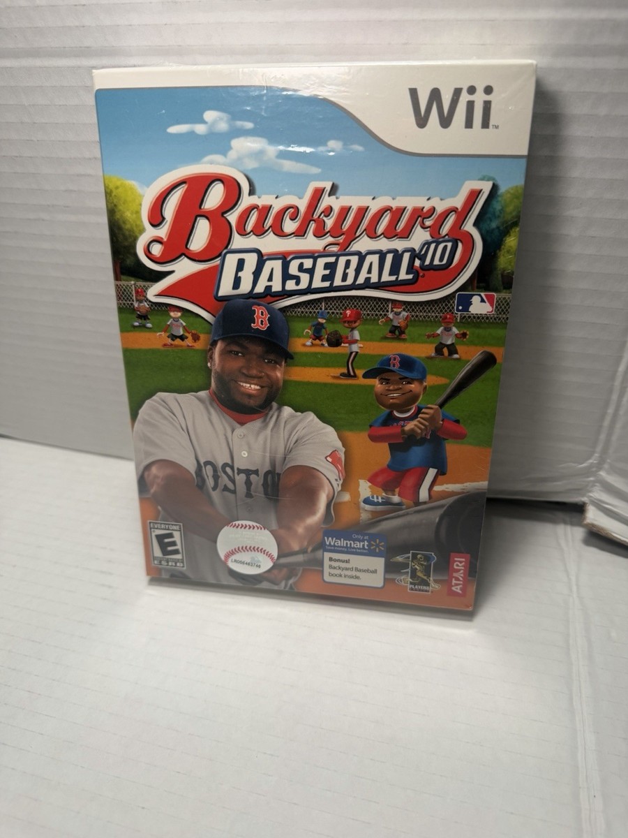Super Rare* Backyard Baseball 10 Nintendo Wii 2009 Walmart Version