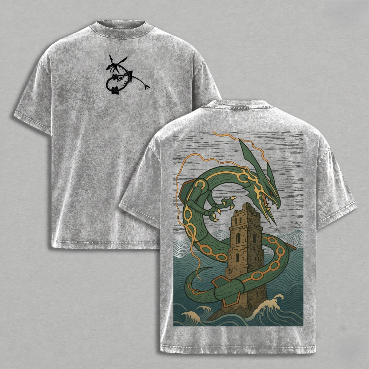 Legendary Rayquaza Pokemon Shirt Anime Oversized Men Clothing Gift 2026 Top
Opens in a new window or