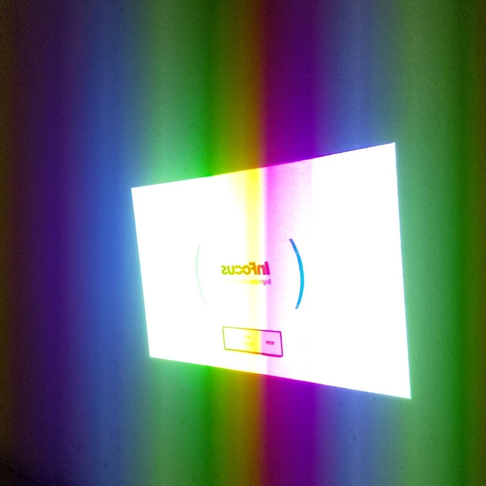 InFocus IN1112A DLP Projector no remote TESTED - Image 3 of 4