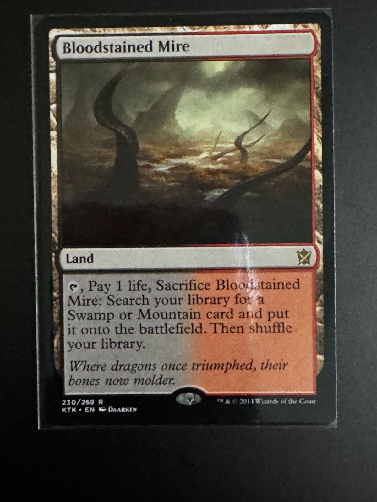 MTG - Bloodstained Mire - Khans of Tarkir - NM  (3)