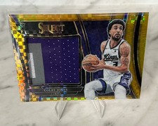2023-24 Panini Select - Jumbo Rookie Swatches #RJS-CJ Colby Jones Gold /10