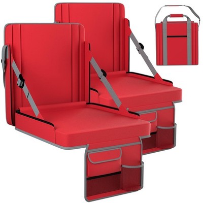 Stadium Seats with Back Support 1PACK Adjustable Bleacher Chairs Bleacher Sea...