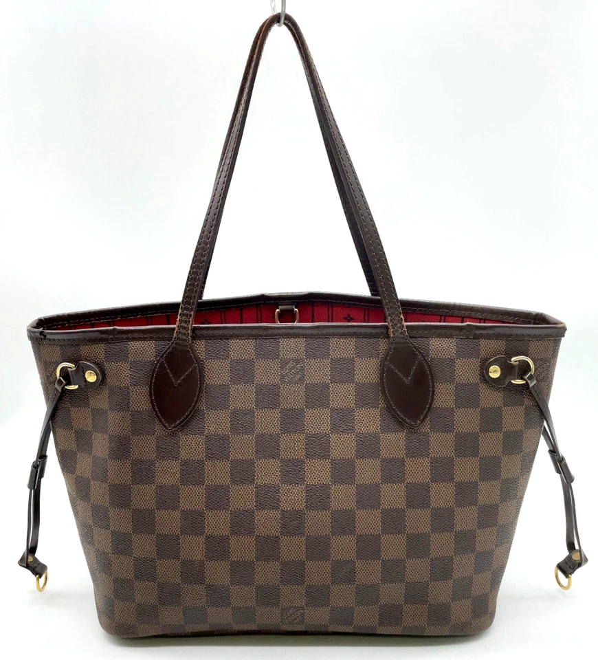 Auth Louis Vuitton Damier Ebene Neverfull PM N51109 Tote Bag W/Box/D NS101144 - Image 4 of 4