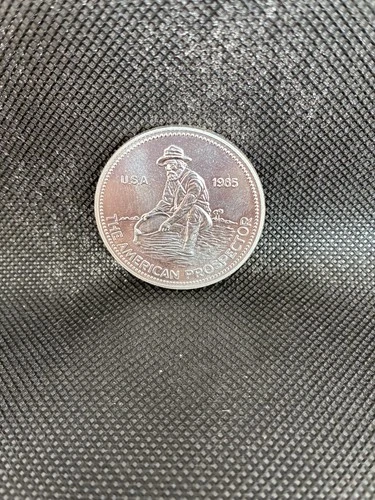 New Listing1985 American Prospector Eagle .999 Fine Silver Round 1 oz