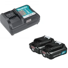 MAKITA BL1021B-2 12V MAX CXT Li-Ion 2.0 Amp Battery 2-Pack & DC10WD Charger NEW