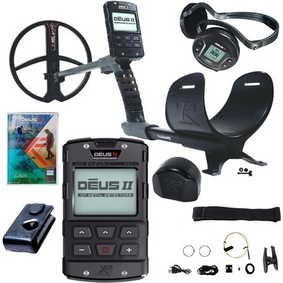 XP DEUS II FMF Metal Detector with 11'' Waterproof Coil   Wireless & Fast