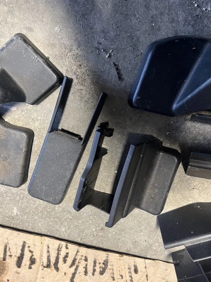 Mazda Mazdaspeed3 2007 2008 2009 OEM Seat Rail Cover Trim Front Seats Set of 8 - Image 3 of 4