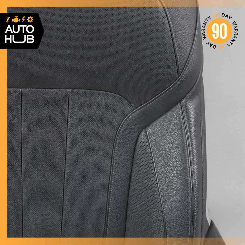 16-23 宝马 G12 740Li 540i 左前座垫皮肤黑色原始设备制造商 96k — 第 3/4 张图片