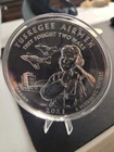 2021 ATB Tuskegee Airmen National Historic Site 5 oz Silver Coin - Circulated