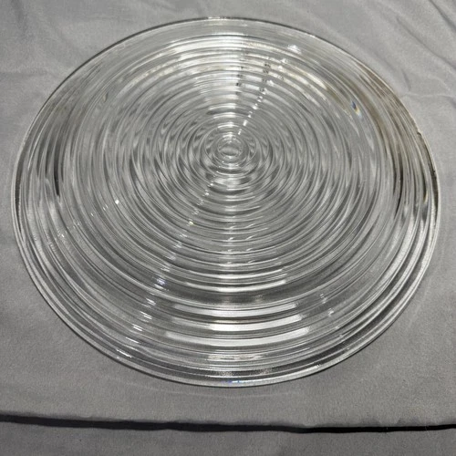 Vintage Anchor Hocking Manhattan Depression Glass platter 13”