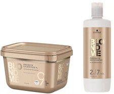 Schwarzkopf BlondMe Lightener 9 and BM Dev. 2  7 Vol Duo,33.8, 15.8oz