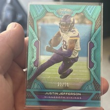 Panini 2022 Certified Mirror Blue Justin Jefferson #65 /35 Minnesota Vikings