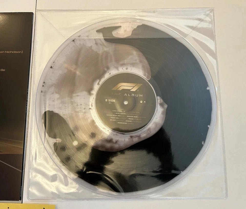 F1 The Album Vinyl Blood Records Bad World Liquid Filled Oil Effect LP  - Image 4 of 4