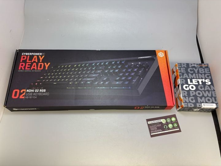 Cyberpower NOHI 02 RGB Keyboard and Elite M2 Gaming Mouse | eBay