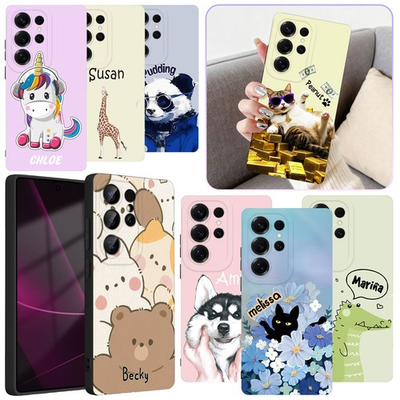 #ad #ad Cute Animal Personalised Phone Case Gel Cover For Samsung Galaxy S25 A16 A15 A36 $12.63