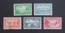 NICARAGUA - 1939 SCARCE BOB AIRMAIL WILL ROGERS FLIGHT SET M/U RR