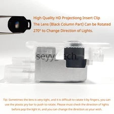 4PCS Door Puddle Lights Projector Courtesy Light CT5 CT6 XT4 XT5 XT6 XTS ATS SRX