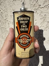 Johnson Motor Oil Can Lead Top Handy Oiler RARE Johnson Motor Oil Handy Oiler