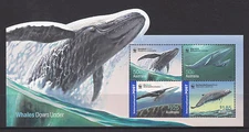 2006 Whales Down Under - MUH Mini Sheet