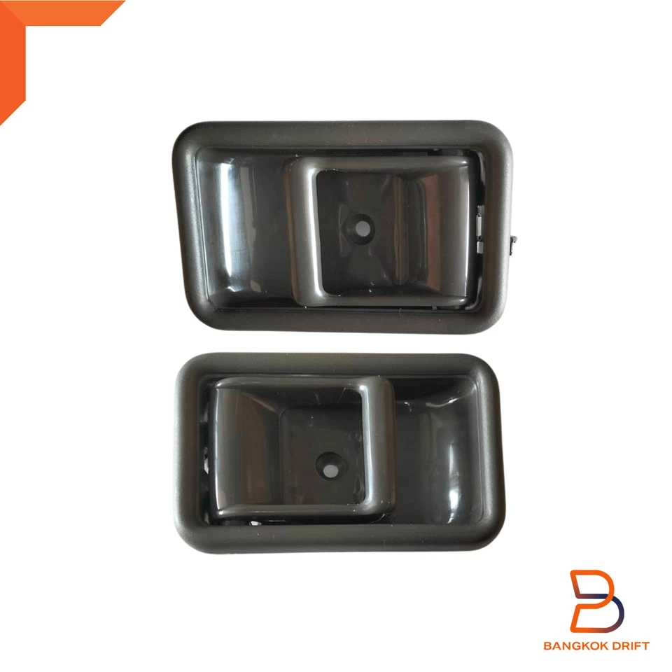 GREY PAIR INNER INTERIOR DOOR HANDLE FOR MAZDA B2000 B2200 B2600 PICKUP 85-93 - Image 4 of 4