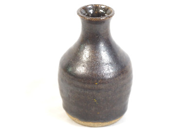 Steinberg Stoneware Pottery Vase Bottle Signed Studio Art 1971