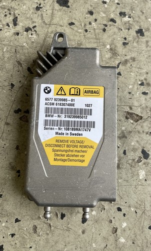 BMW 5er F10 F11 Airbagsteuergerät Crash Sensor Modul 9239985