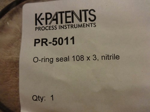 K-Patents Density Refractometer Replacement O-ring PR-5011 108 x 3 NITRILE - Picture 3 of 3