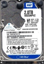 WD20NPVZ-00WFZT0 DCM: HHMTJHBB WXR1A Western Digital 2TB