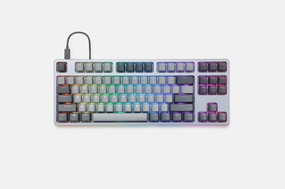 Drop CTRL High Profile Mechanical Keyboard In Gray with RGB Halo
