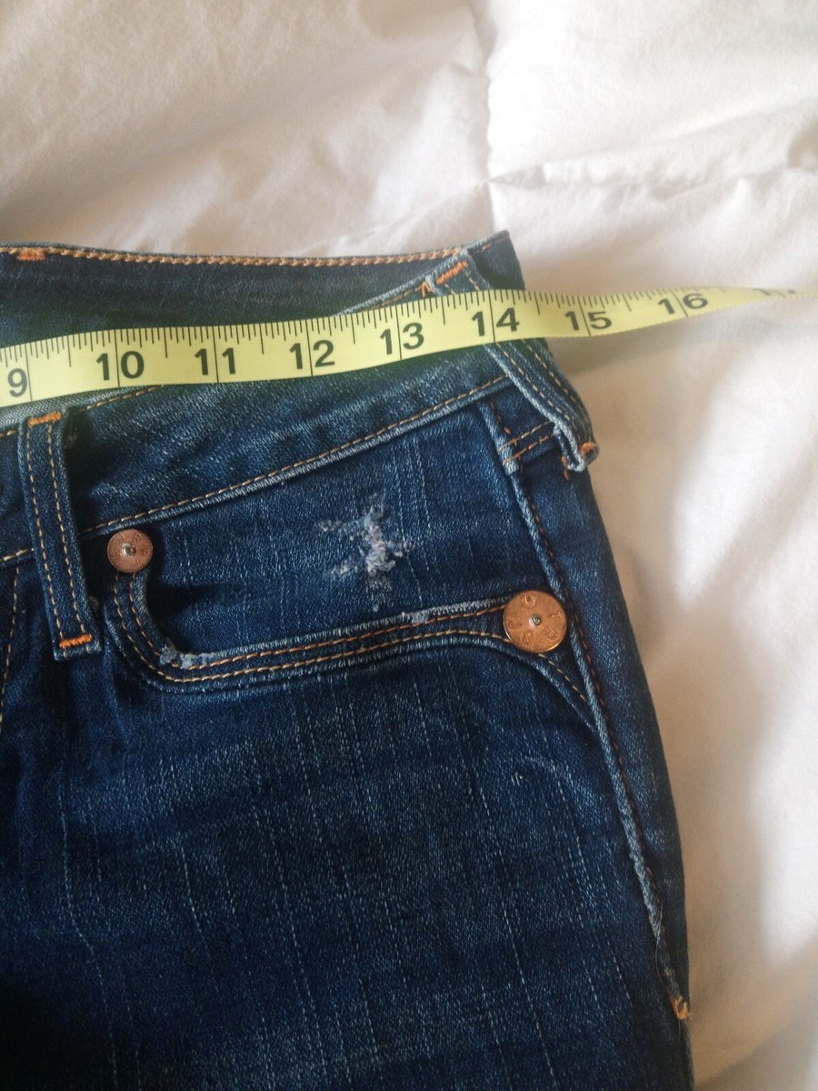 True Religion Women's Jeans BILLY BIG T Size 25 RN#112790 CA True Religion Women's Jeans BILLY BIG T Size 25 RN#112790 CA