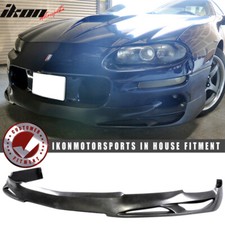 Fits 98-02 Chevy Camaro V Style Unpainted Front Bumper Lip Spoiler Splitter - Pu