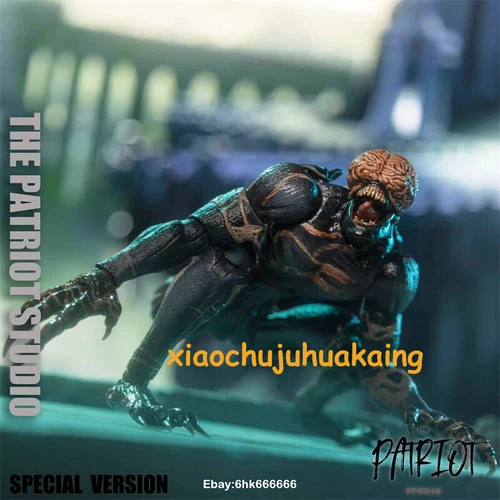 The Patriot Studio 1/12 Resident Evil Black Evolver Licker Action Figure Toy 6" - Picture 18 of 18