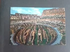 POSTCARD POSTCARD 1950 ITALY. ROMAN COLOSSEUM. CIRC. THE LION