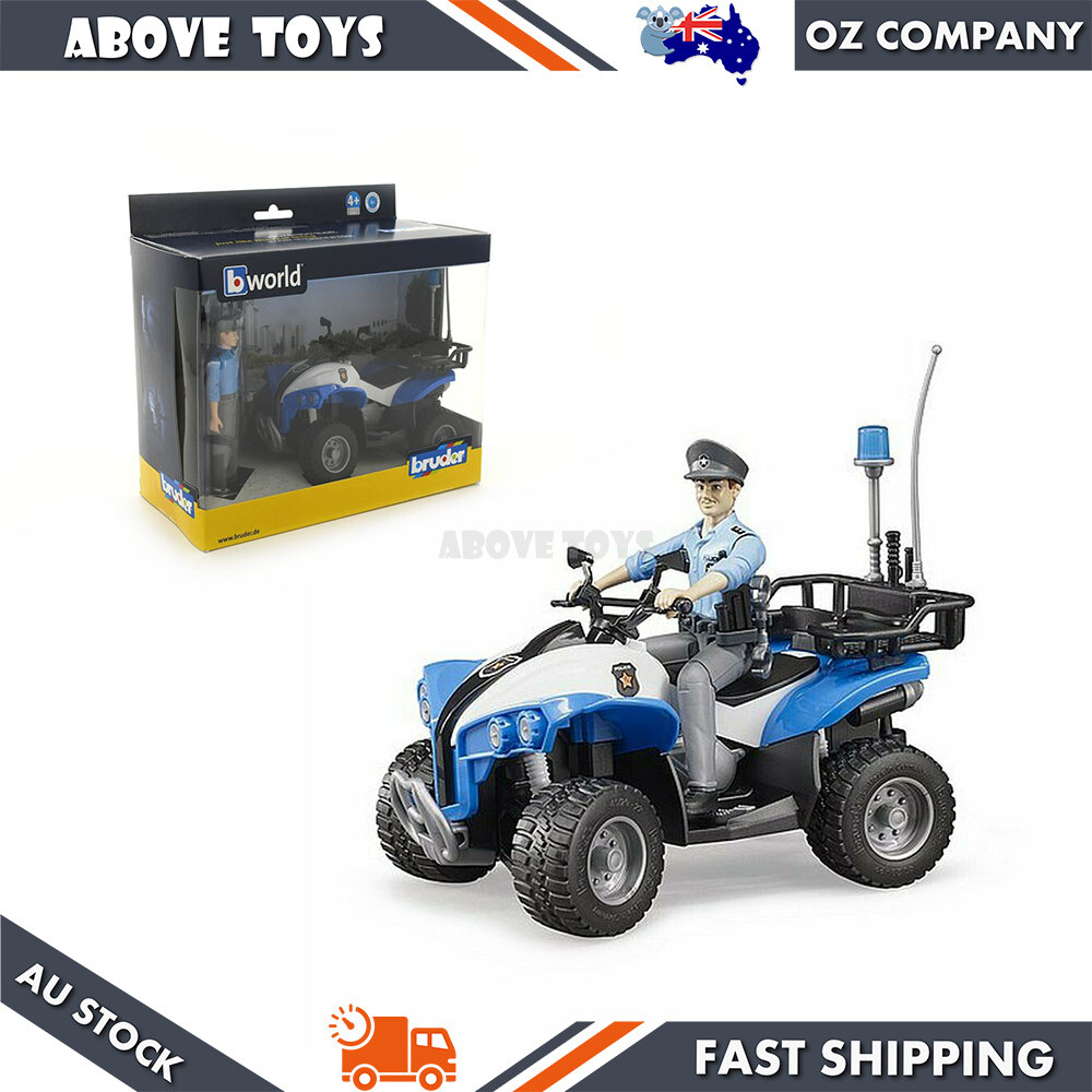 Bruder Police Quad Police Motorcycle Bruder Police Quad With Light