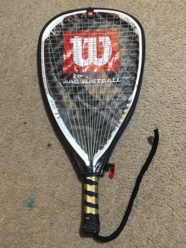 Wilson NCODE NBLADE Racquet Racquetball White with Soft Case S-SM Ex-Cond 170g