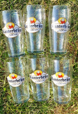 6 verres kanterbrau style ancien