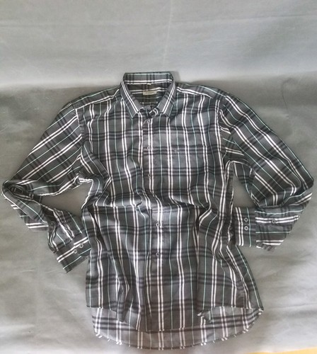 BURBERRY LONDON HERREN Größe 18 NOVA CHECK KARIERT Langarmhemd - Bild 4 von 6