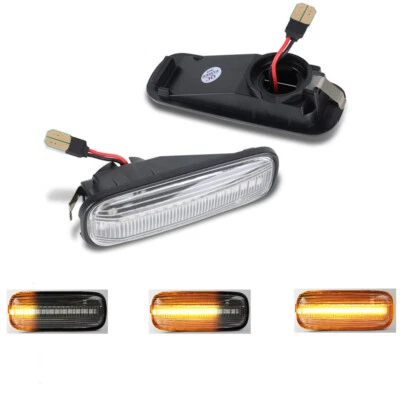 2X Sequential LED Side Marker Blinker Lights For Honda Civic 1996-2000 Ballade  - Bild 1 von 4