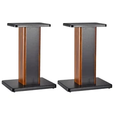 2 Pack Wood Speaker Stands 15.7 Inch 40cm Speaker Stand Hollowed Stands
