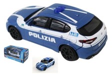 Alfa Romeo Stelvio macchina polizia modellismo Burago Bburago 1:43 metal