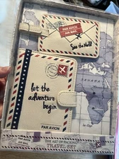 The Art Of Packing Travel Kit NIB Passport Cover & Luggage Tag 