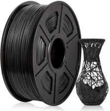 SUNLU PLA Carbon Fiber 3D Printer Filament Black 1.75mm 1KG/ Spool NO-Brittle