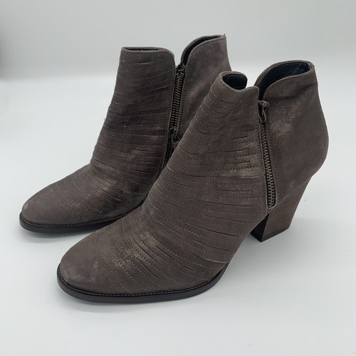 PAUL GREEN Malibu Sliced Zip Bootie CHUNKY NUBUCK EARTH METALLIC 7 NWOB 7029 | eBay