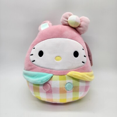 Squishmallows Hello Kitty Easter Bunny Plush Toy Sanrio Kellytoy Pink 10 In Gift