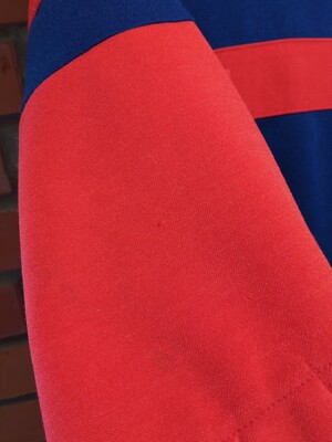Maillot Gardien De But Vintage Robey Sportswear Années 90, Rouge, Numéro 1, Taille 8